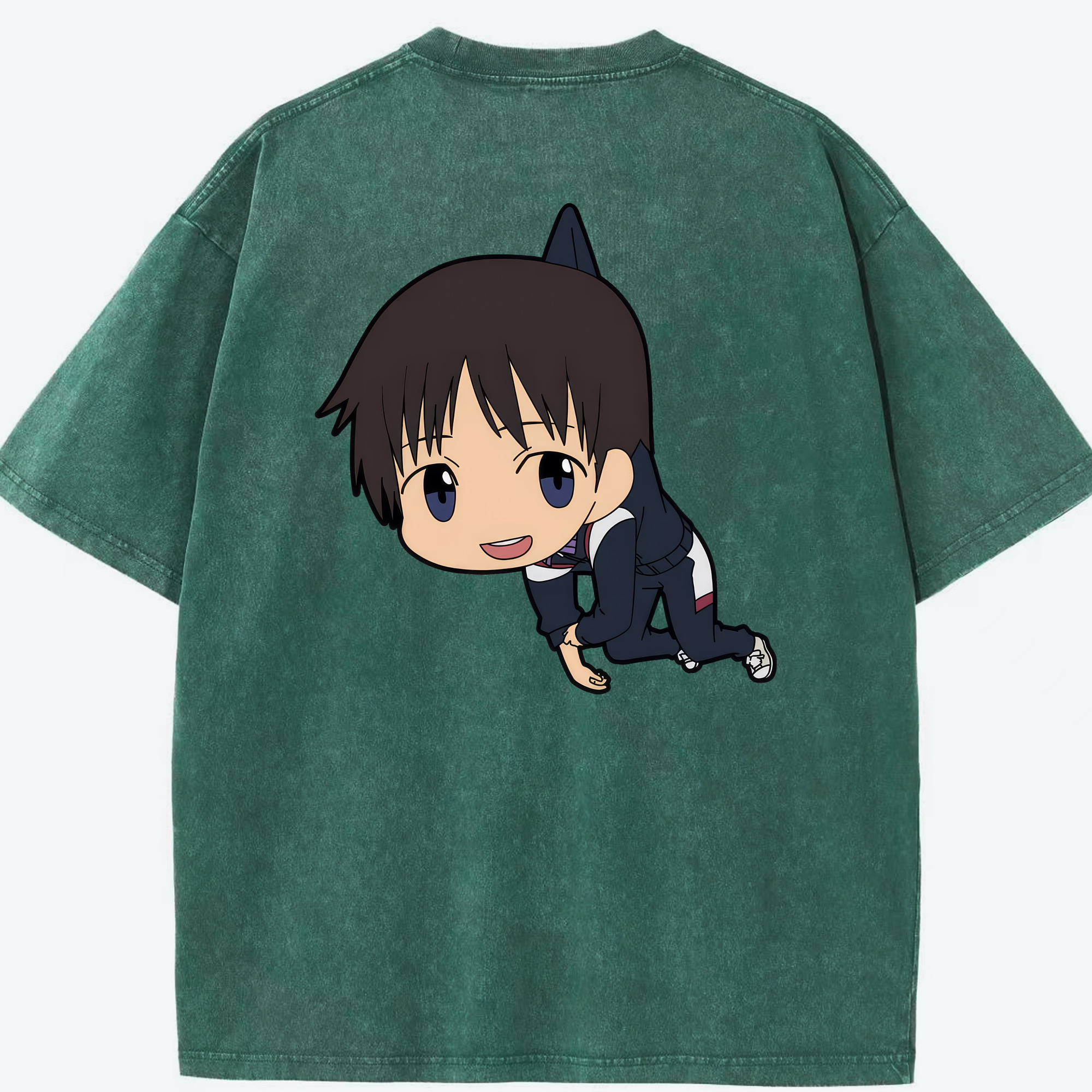 （画像用） EVA 新世紀エヴァンゲリオン 綿100% ヴィンテージ風 半袖Tシャツ（背面プリント）